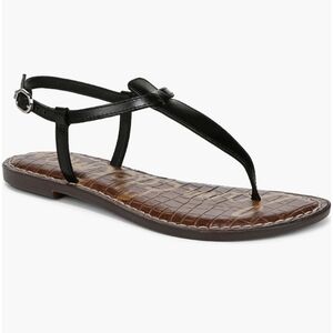 Sam Edelman Shoes Gigi Black Leather Sandals Size 9.5